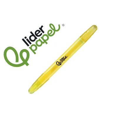 LIDERPAPEL Marcador de Cera Gel Liderpapel Fluorescente Color Amarillo