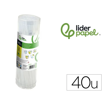 Barra Termofusible Liderpapel de 7 MM de Diametro X 200 MM de Alto Bote de 40 Unidades