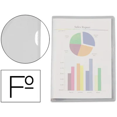 Carpeta Dossier Uñero Plastico Esselte Folio Translucidoo