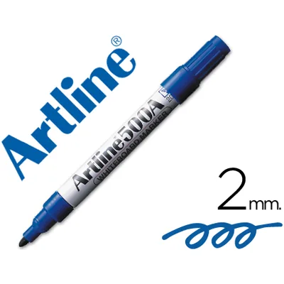 ARTLINE Rotulador Artline Pizarra EK-500 Azul Punta Redonda 2 MM Recargable