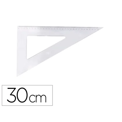 LOGAREX Cartabon Logarex 30 CM Plastico Cristal