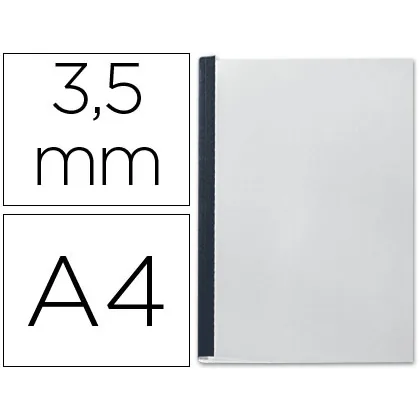 Tapa de Encuadernacion Impress Bind Flexible 35541 Negra Lomo Aa Capacidad 10/35 Hojas