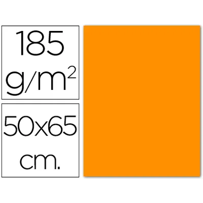 GUARRO Cartulina Guarro Naranja 50X65 CM 185 GR