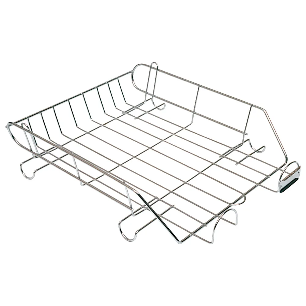 Bandeja Sobremesa Metalica Q-Connect Cromada 370X275 MM