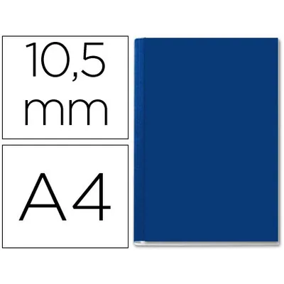 LEITZ Tapa de Encuadernacion Impress Bind Rigida 35572 Azul Lomo B Capacidad 71/105 Hojas