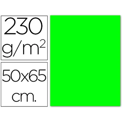 SADIPAL Cartulina Fluorescente Verde 50X65 CM 230 GR