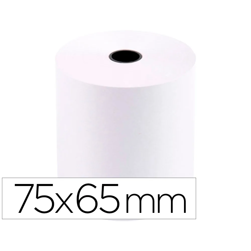 Rollo Sumadora Q-Connect Electra 75 MM Ancho X 65 MM Diametro Sin Bisfenol a