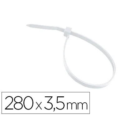 Brida 3M para Interior Blanca 280X3,5 MM Bolsa de 100 Unidades