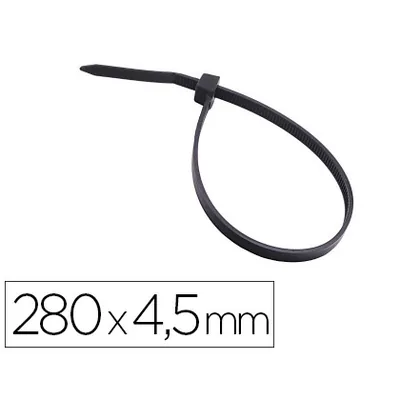 3M Brida 3M para Exterior Negro 280X4,5 MM Bolsa de 100 Unidades