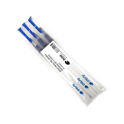 ARTIST Pincel Artist Recargable Redondo Blister 3 Unidades Puntas Surtidas