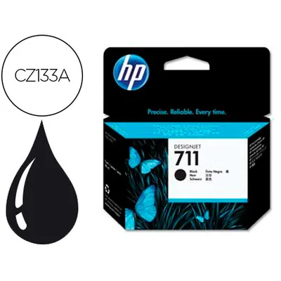 HP Ink-jet Hp N. 711 Designjet T120 / T520 Negro 80 ML