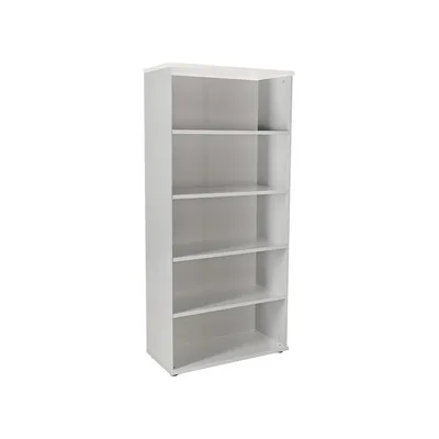 ROCADA Armario Rocada con Cuatro Estantes Serie Store 195X90X45 CM Acabado Gris/blanco