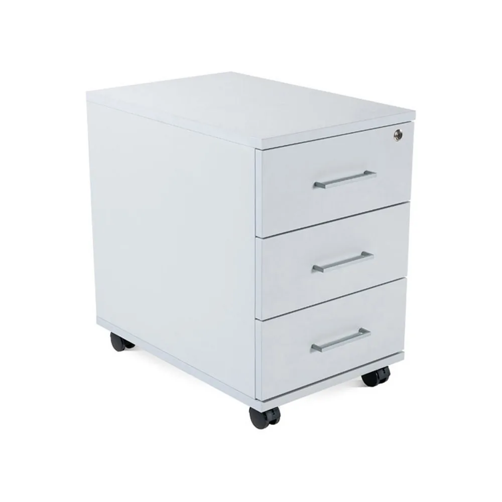 Cajonera Rocada con 3 Cajones Serie Store 58X40X59,5 CM Acabado AB02 Gris/gris Gris/gris