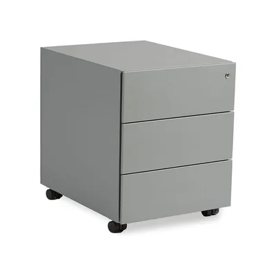 ROCADA Cajonera Metalica Rocada con Tres Cajones Serie Store 53X42X58 CM Acabado AC00 Gris/gris