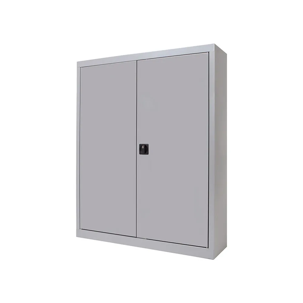 Armario Metalico Rocada Dos Puertas Batientes Incluye Dos Balda 102X105X45 CM Acabado AC00 Gris/gris