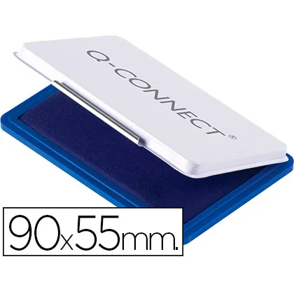 Tampon Q-Connect Nº3 90X55 MM Azul
