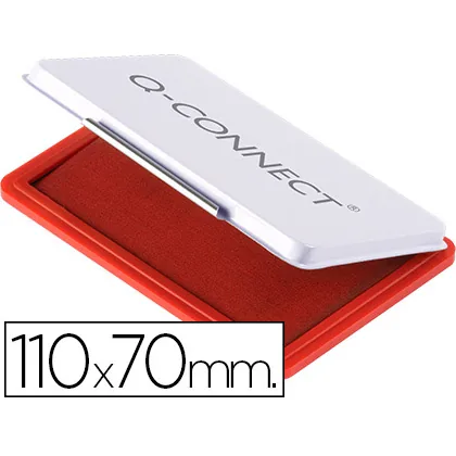 Tampon Q-Connect Nº2 110X70 MM Rojo