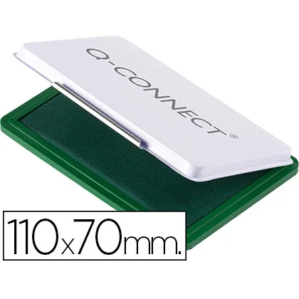 Tampon Q-Connect Nº2 110X70 MM Verde