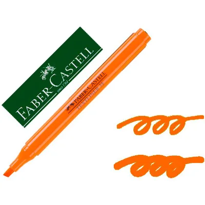 FABER CASTELL Rotulador Faber Castell Fluorescente Textliner 38 Naranja