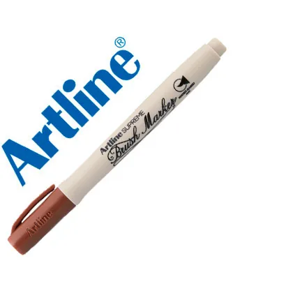 Rotulador Artline Supreme Brush Pintura Base de Agua Punta Tipo Pincel Trazo Variable Marron