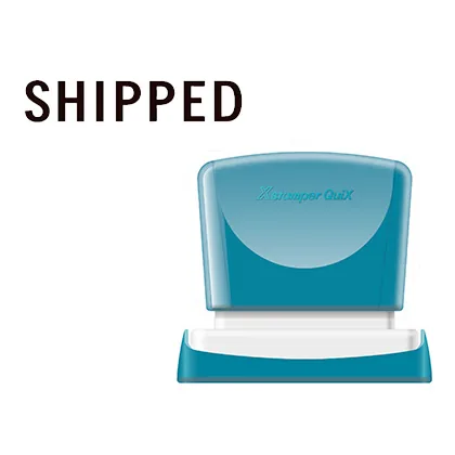 Sello X'Stamper Quix Personalizable Color Negro Medidas 13X49 MM Q-13