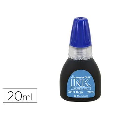 X'STAMPER Tinta X'Stamper Quix para Sellos Azul Bote de 20 ML