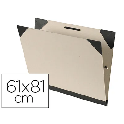 CANSON Carpeta Dibujo Canson Brut 61X81 CM con Gomas Color Kraftclaro