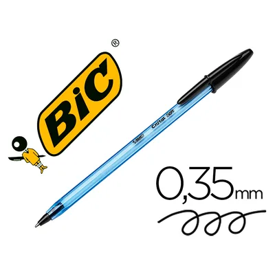 BIC Boligrafo Bic Cristal Soft Negro Punta de 1,2 MM