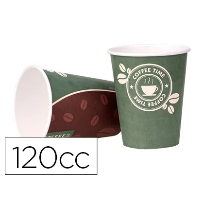 Vaso Termico Carton 120 Cc Paquete de 50 Unidades