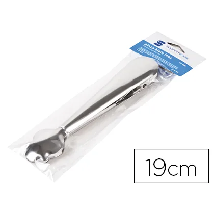 Pinza para Hielo Supreminox con Muelle Acero Inoxidable 19 CM