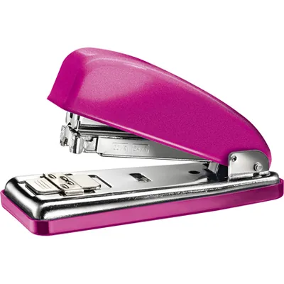 PETRUS Grapadora Petrus 226 Classic Wow Fucsia Metalizado Capacidad 30 Hojas en Blister