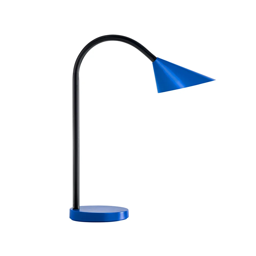 Lampara de Escritorio Unilux Led 6W 625LM Brazo Flexible Azul