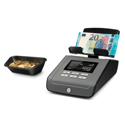 SAFESCAN Balanza Contadora de Dinero Safescan 6165 Cuenta Monedas Billetes Cartuchos de Monedas y Fajos de Billetes