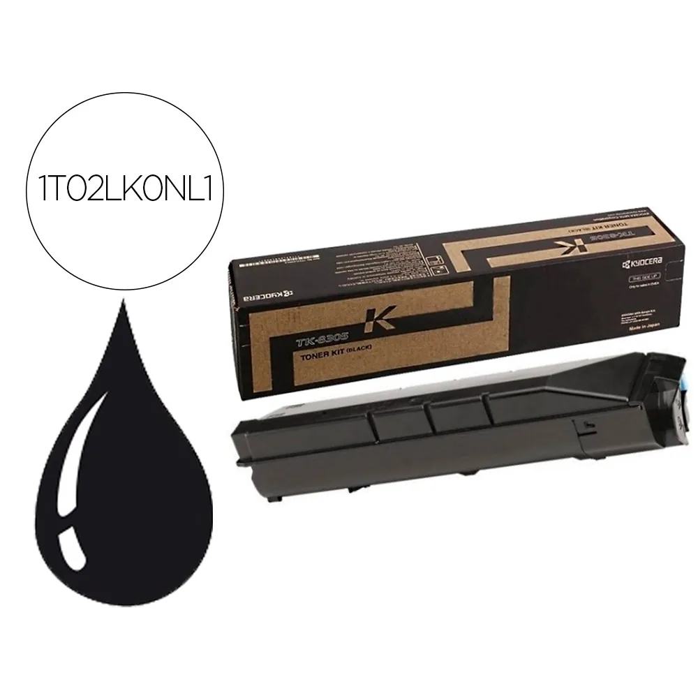 Toner Kyocera Tk 8305K Taskalfa 3050CI / 3051CI / 3550CI / 3551CI Negro 25000 Paginas