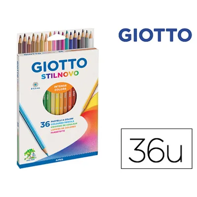 GIOTTO Lapices de Colores Giotto Stilnovo Caja de 36 Colores Surtidos
