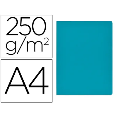 GIO Subcarpeta Cartulina Gio Simple Intenso DIN A4 Azul 230G/M2
