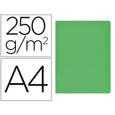GIO Subcarpeta Cartulina Gio Simple Intenso DIN A4 Verde 230G/M2