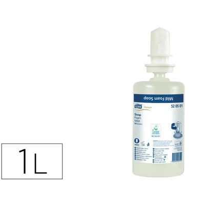 TORK Jabon en Espuma Tork S4 Rehidratante Aroma Delicado Bote de 1000 ML