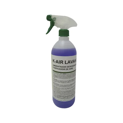 Ambientador Spray Ikm K-air Aroma Flor de Lavanda Botella de 1 Litro