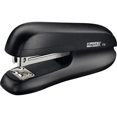 RAPID Grapadora Rapid F6 Plastico Abs Color Negro Capacidad 20 Hojas Usa Grapas 24/6 y 26/6