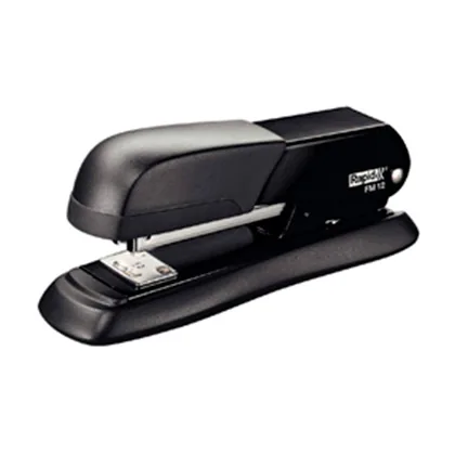 Grapadora Rapid FM12 Metalica Color Negro Capacidad 25 Hojas Usa Grapas 24/6 y 26/6