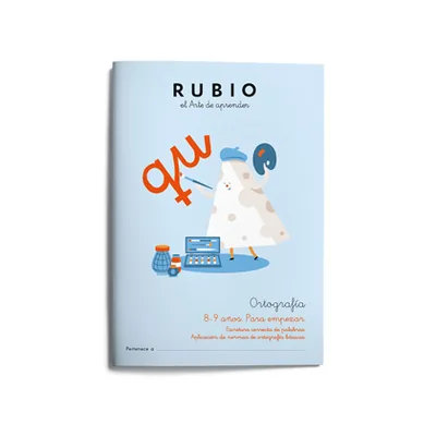 RUBIO Cuaderno Rubio Ortografia 8-9 Años para Empezar