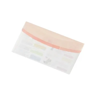 DJOIS Carpeta Djois Portadocumentos Color Dream Polipropileno 250X135 MM Cierre Velcro Pack 6 Unidades