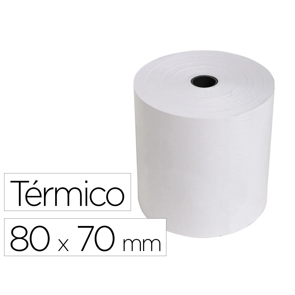 Rollo Sumadora Exacompta Termico 80 MM X 70 MM 48 G/M2 Sin Bisfenol a