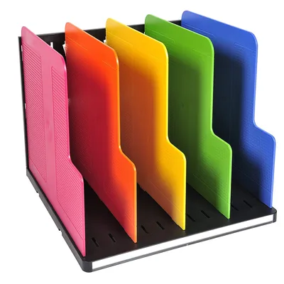 EXACOMPTA Organizador de Armario Exacompta Modulotop Negro Multicolor Vertical 5 Compartimentos 300X288X255 MM