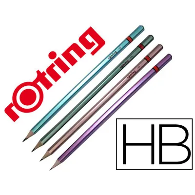 ROTRING Lapices de Grafito Rotring Metallic Hb Cuerpo Colores Surtidos