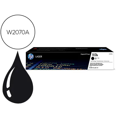 Toner Hp 117A Laser Color 150A / 150NW / 178NW / 178NWG / 179FNW Negro 1000 Paginas