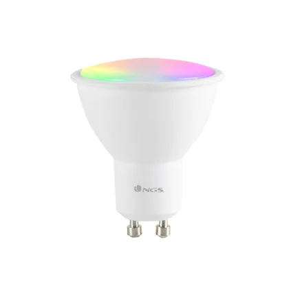Bombilla Ngs Bulb Wifi Led Gleam 510C Halogena Colores 5W 460 Lumenes Base GU10 Regulable en Intesidad