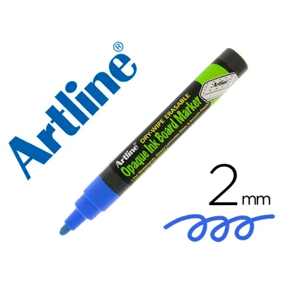 ARTLINE Rotulador Artline Pizarra EPD-4 Color Azul Opaque Ink Board Punta Redonda 2 MM