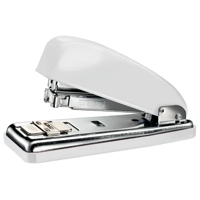 PETRUS Grapadora Petrus 226 Classic Wow Blanco Metalizado Capacidad 30 Hojas en Blister